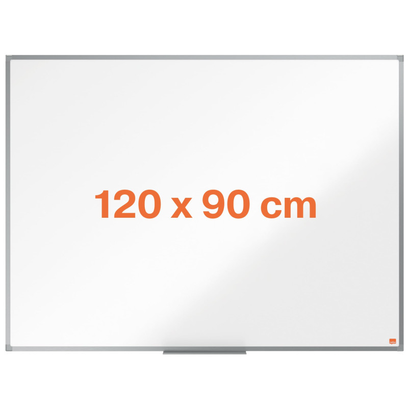 Nobo Tableau Blanc Magnétique Émaillé, 1200 x 900mm, Cadre Aluminium, Montage Mural par les Coins, Porte-Marqueur Inclus, Essenc Nobo Tableau Blanc Magnétique Émaillé, 1200 x 900mm, Cadre Aluminium, Montage Mural par les Coins, Porte-Marqueur Inclus, Essenc