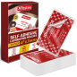 XFasten Pochettes Plastifiées Autoadhésives au Format de Carte de Visite, de 9,5 Mil et Pochette Plastifiée Dure pour Cartes de XFasten Pochettes Plastifiées Autoadhésives au Format de Carte de Visite, de 9,5 Mil et Pochette Plastifiée Dure pour Cartes de