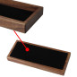 Porte-Stylo Plumier en Bois Véritable Boîte de Bureau Plateau de Rangement pour Pen, Stylos, Clés, pièces de Monnaie (Brown/Waln Porte-Stylo Plumier en Bois Véritable Boîte de Bureau Plateau de Rangement pour Pen, Stylos, Clés, pièces de Monnaie (Brown/Waln
