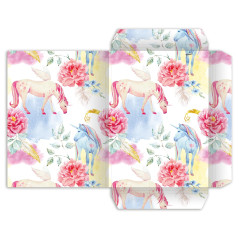 RNK Verlag RNK 45327 Chemise à dessin licorne, 310 x 440 mm, DIN A3, avec fermeture élastique, 1 pièce