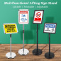 Mutualsign Porte affiche A4 Présentoir sur pied, Support pour affiche, Présentoir publicitaire remplaçable, Support de signe en Mutualsign Porte affiche A4 Présentoir sur pied, Support pour affiche, Présentoir publicitaire remplaçable, Support de signe en