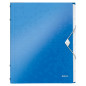 Leitz Trieur A4, Contient jusqu'à 200 Feuilles, Index Intégré à 6 Onglets, Fermeture Élastique, Bleu Métallisé, WOW, 46330036 Leitz Trieur A4, Contient jusqu'à 200 Feuilles, Index Intégré à 6 Onglets, Fermeture Élastique, Bleu Métallisé, WOW, 46330036