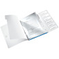 Leitz Trieur A4, Contient jusqu'à 200 Feuilles, Index Intégré à 6 Onglets, Fermeture Élastique, Bleu Métallisé, WOW, 46330036 Leitz Trieur A4, Contient jusqu'à 200 Feuilles, Index Intégré à 6 Onglets, Fermeture Élastique, Bleu Métallisé, WOW, 46330036