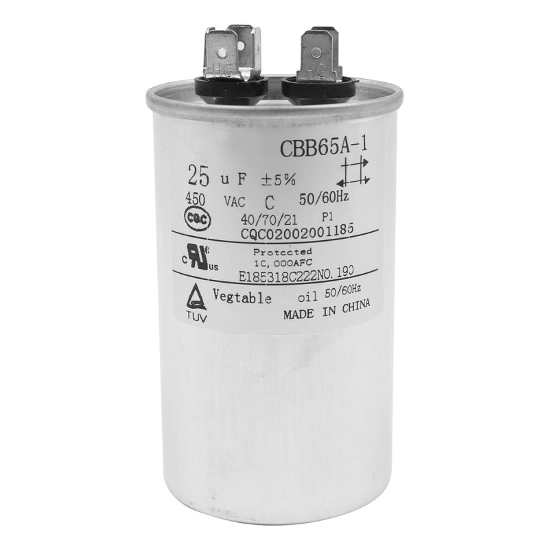 DollaTek 25uF CBB65 Moteur à condensateur fonctionnant pour climatiseur 450VAC SH 40/70/21 50 / 60Hz DollaTek 25uF CBB65 Moteur à condensateur fonctionnant pour climatiseur 450VAC SH 40/70/21 50 / 60Hz