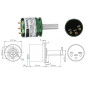 Jadeshay Capteur Hall Rotatif, Capteur d'angle de Hall Rotatif 0-360 Degrés Résolution 0.088 ° Cercle Complet 12Bits Jadeshay Capteur Hall Rotatif, Capteur d'angle de Hall Rotatif 0-360 Degrés Résolution 0.088 ° Cercle Complet 12Bits