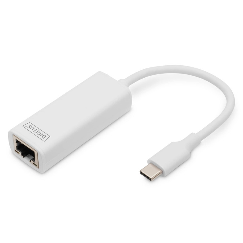 DIGITUS USB Type C 3.0 Gigabit Ethernet Adapter DIGITUS USB Type C 3.0 Gigabit Ethernet Adapter
