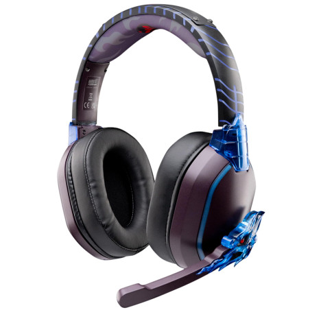 Lexip x Tsume - Casque Naruto Shippuden Madara - Prise Audio USB C - Commandes de contrôle du Volume et du Micro intégrées - Mic