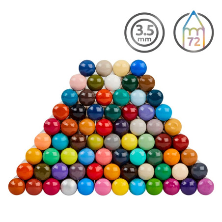 Derwent Chromaflow - Boîte de 72 Crayons de Couleurs, Mines Tendres de 3,5 mm, Faciles à Estomper, pour Dessin & Coloriage, Qual