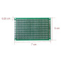 Aihasd 10 pièces Carte PCB double face Kit de maquette prototype 5x7 CM Circuit imprimé à grille de trous planche à pain Compati Aihasd 10 pièces Carte PCB double face Kit de maquette prototype 5x7 CM Circuit imprimé à grille de trous planche à pain Compati