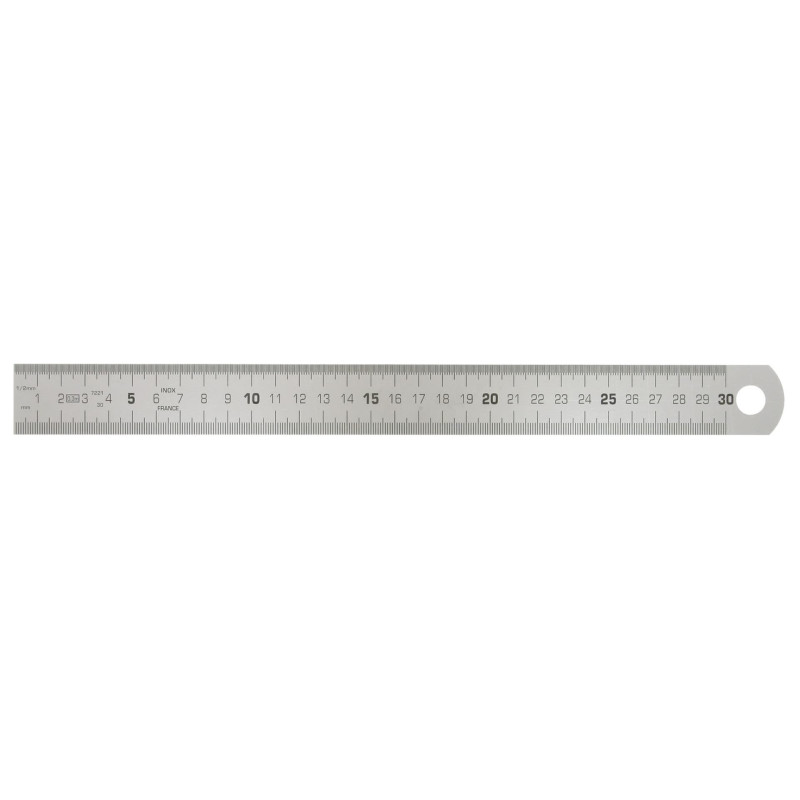 KS TOOLS 300.0112 Réglet semi-rigide en Inox 1000 x 30 mm Gris KS TOOLS 300.0112 Réglet semi-rigide en Inox 1000 x 30 mm Gris