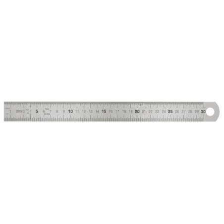KS TOOLS 300.0112 Réglet semi-rigide en Inox 1000 x 30 mm Gris