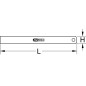 KS TOOLS 300.0112 Réglet semi-rigide en Inox 1000 x 30 mm Gris KS TOOLS 300.0112 Réglet semi-rigide en Inox 1000 x 30 mm Gris