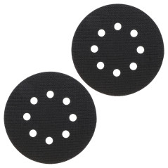 Be In Your Mind 2pcs 125mm Disque de Protection Adhésif pour Tampon d'interface Souple à 8 Trous pour Tampon de Ponçage Pneumati
