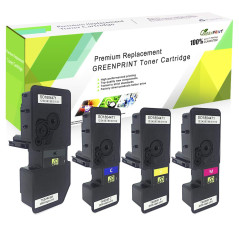 GREENPRINT 4 Couleurs Cartouches de Toner Compatibles TK5240 TK-5240 4000 Pages pour Le Noir et 3000 Pages pour C M Y pour P5026