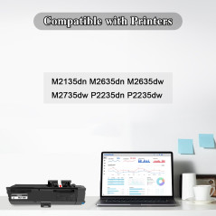 TOPRINT Cartouches de Toner Compatibles Kit Toner TK1150 TK-1150 TK 1150 3000 Pages 2 Noir 1T02RT0NL0 pour Imprimante Kyocera EC