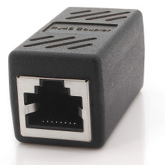 1aTTack.de Cat.6A Câble réseau Connecteur de câble Adaptateur RJ45 Compatible avec Cat5 Cat6 Cat7 Cat8 2 pièces