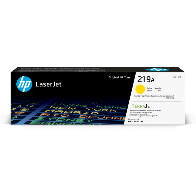 HP Toner Jaune LaserJet Authentique 219A