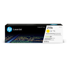 HP 219X Toner LaserJet Authentique Grande capacité Jaune