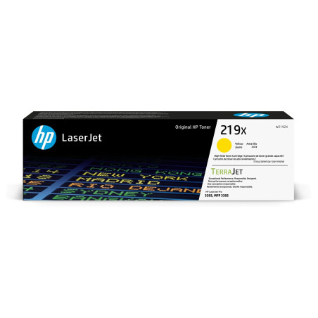 HP 219X Toner LaserJet Authentique Grande capacité Jaune