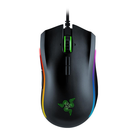 Razer Mamba Elite - Souris Filaire (avec 9 Boutons Mécaniques Programmables, Capteur Optique avec Illumination Chromatique RGB e