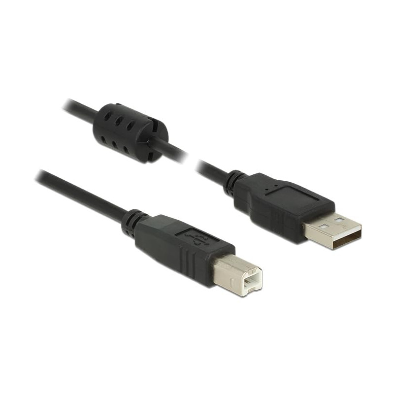 DeLOCK 3m, USB 2.0-A/USB 2.0-B câble USB USB A USB B Noir - Câbles USB (USB 2.0-A/USB 2.0-B, 3 m, USB A, USB B, 2.0, Male connec DeLOCK 3m, USB 2.0-A/USB 2.0-B câble USB USB A USB B Noir - Câbles USB (USB 2.0-A/USB 2.0-B, 3 m, USB A, USB B, 2.0, Male connec