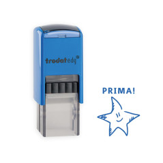 Trodat edy FIX Tampon de motivation pour enseignants et éducateurs, kit de tampons de motivation - 1 motif étoile Prima allemand
