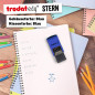 Trodat edy FIX Tampon de motivation pour enseignants et éducateurs, kit de tampons de motivation - 1 motif étoile Prima allemand Trodat edy FIX Tampon de motivation pour enseignants et éducateurs, kit de tampons de motivation - 1 motif étoile Prima allemand