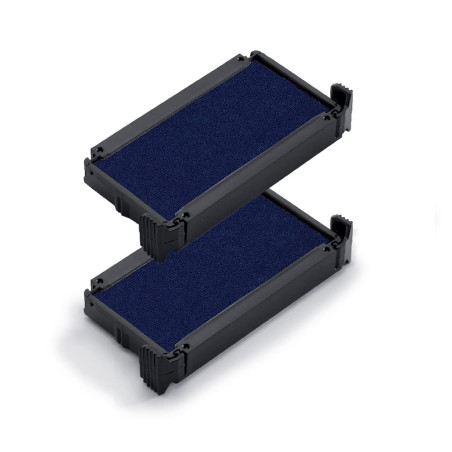 Trodat Pack de 2 Cassettes d'encrage Printy 6/4910 Bleu