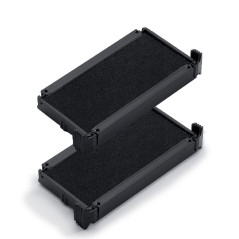 Trodat 4912/6 N CL Pack de 2 Coussinets pièce de rechange Noir