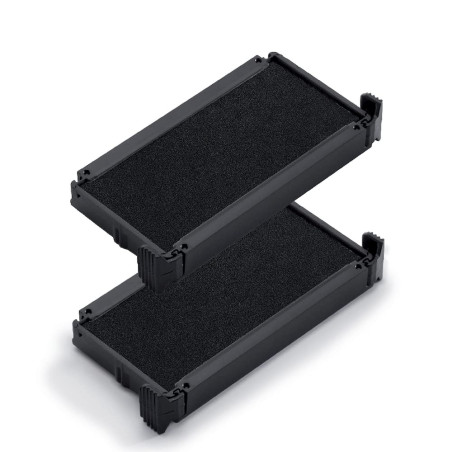 Trodat 4912/6 N CL Pack de 2 Coussinets pièce de rechange Noir