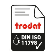 Trodat 4912/6 N CL Pack de 2 Coussinets pièce de rechange Noir