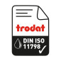 Trodat 4912/6 N CL Pack de 2 Coussinets pièce de rechange Noir