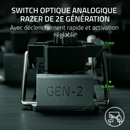 Razer Huntsman V3 Pro Mini (Switches Analog) - Clavier Gamer Optique 60% (Switches Analogiques réglables de 0,1 à 4,0mm, Déclenc