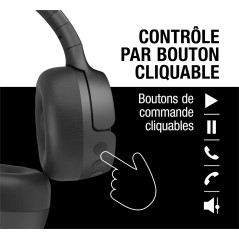Fresh 'n Rebel Code Fuse, Casque Bluetooth sans Fil Supra-Aural, 30h D'Autonomie, avec Microphone et Assistant Vocal, Commandes 