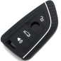 Finest-Folia Coque de Protection en Silicone pour Clé de Voiture 4 Boutons .Schwarz Weiß Finest-Folia Coque de Protection en Silicone pour Clé de Voiture 4 Boutons .Schwarz Weiß