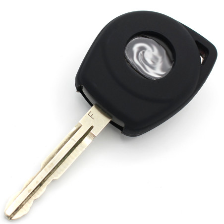 Finest-Folia Coque en Silicone pour clé de Voiture à 2 Boutons Noir