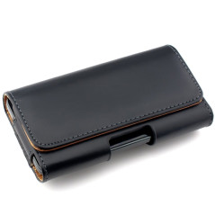kwmobile Étui de Ceinture 14,4 x 7 cm pour Téléphone Portable - Étui Ceinture Universel Simili Cuir - Sacoche Smartphone avec Cr