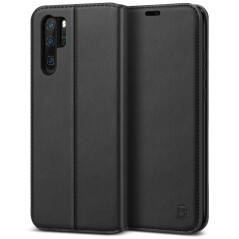 BEZ Coque pour Huawei P30 Pro, Etui Housse pour Huawei P30 Pro en Cuir Premium Flip Case Portefeuille, à Rabat avec Porte-Cartes