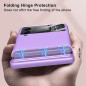 Coque pour Samsung Galaxy Z Flip 4 Protection Intégrée de L'objectif de L'appareil Photo et Charnière Protection, Housse de Prot Coque pour Samsung Galaxy Z Flip 4 Protection Intégrée de L'objectif de L'appareil Photo et Charnière Protection, Housse de Prot