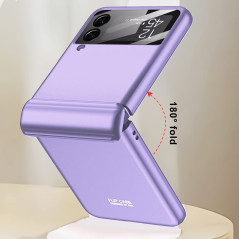 Coque pour Samsung Galaxy Z Flip 4 Protection Intégrée de L'objectif de L'appareil Photo et Charnière Protection, Housse de Prot
