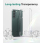 Ringke Coque Compatible avec Samsung Galaxy S22 5G [Fusion] Transparente Solide Rigide Back TPU Souple Bumper Étui Antichoc Prot