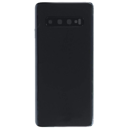MMOBIEL Boîtier/Coque arrière de Remplacement Compatible avec Samsung Galaxy S10 G73F 2019 6.1 inch (Prism Black/Noir)