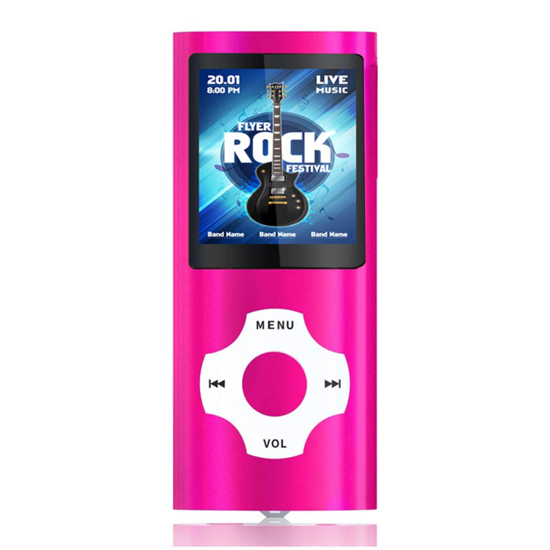 32Go Portable Lecteur Musical MP3, sans Perte HiFi, Radio FM, Enregistreur Vocal, Vidéo, E-Book, Sport pour Courir, 18 Heures de 32Go Portable Lecteur Musical MP3, sans Perte HiFi, Radio FM, Enregistreur Vocal, Vidéo, E-Book, Sport pour Courir, 18 Heures de