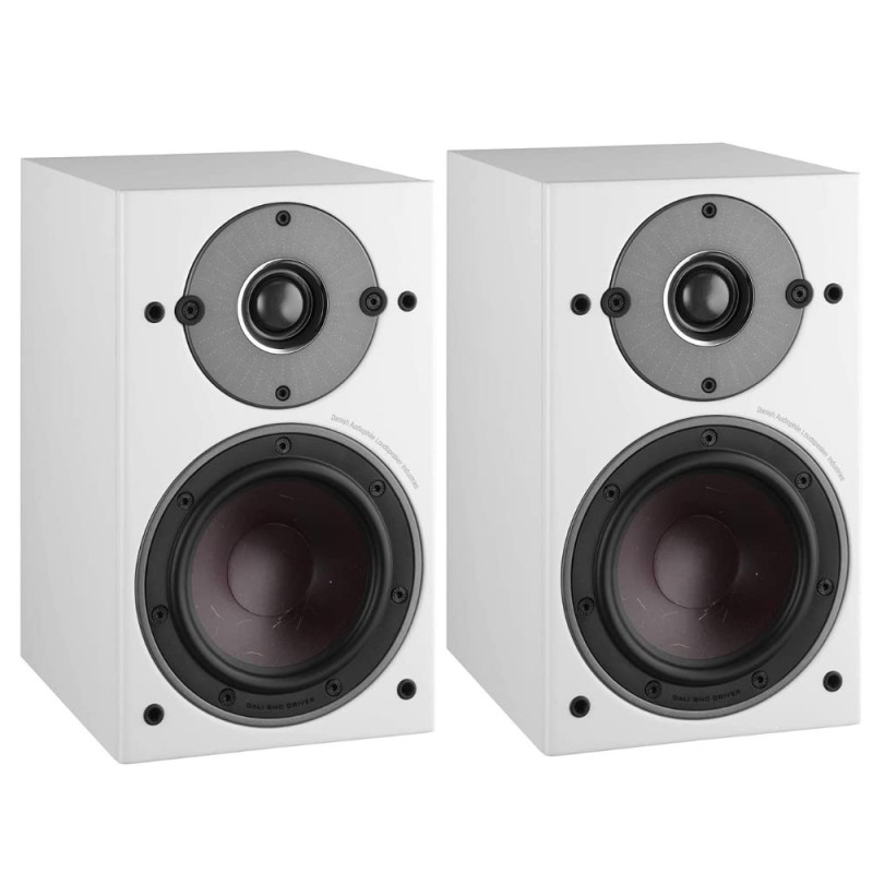 Dali Oberon 1 Paire d'enceintes d'étagère - Excellent Son au Format Ultra Compact, Polyvalent pour étagère, Pied ou Mur, avec Te