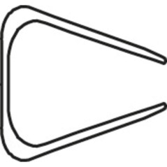 EXACOMPTA Boîte de 20 baguettes à relier Serodo 15 mm noir