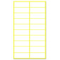 TownStix 500 Pièces, 38 x 13 mm, Étiquette Autocollantes Papier Blanc (Étiquettes de Dossier)