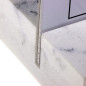 EUROPEL Présentoir de table polystone blanc et acrylique transparent, A4, T-standard, Présentation recto-verso, affiche, menu, b EUROPEL Présentoir de table polystone blanc et acrylique transparent, A4, T-standard, Présentation recto-verso, affiche, menu, b