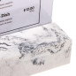 EUROPEL Présentoir de table polystone blanc et acrylique transparent, A4, T-standard, Présentation recto-verso, affiche, menu, b EUROPEL Présentoir de table polystone blanc et acrylique transparent, A4, T-standard, Présentation recto-verso, affiche, menu, b