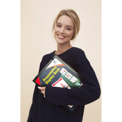 Classeur de présentation à 40 pochettes en plastique - Format A3-80 vues