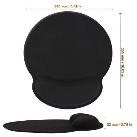 Tapis de souris Support de repose-poignet,tapis de repose-poignet antidérapant pour soulagement de la douleur Tapis de souris er